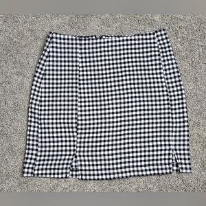 Nwot Love on a Hanger Monochrome Checkered Pencil Skirt | Juniors Size 7 | NWOT